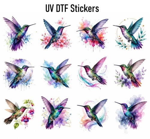 Sheet humming birds dtf - sheet,