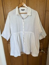 Sahara White Cotton Pintuck