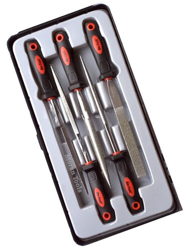 5pc diamond file set precision - 5pc,