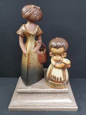 Pottery Lady And Lil Girl