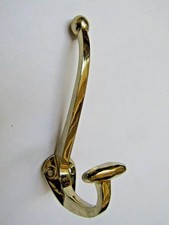 Coat hook Solid brass vintage