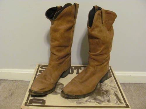 Vintage durango tan leather - durango,
