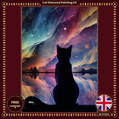 Cat diamond painting kits - cat,