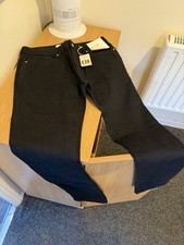 Topman Slim Fit Jeans Jet Black Size W34 L30 BRAND NEW with tags!