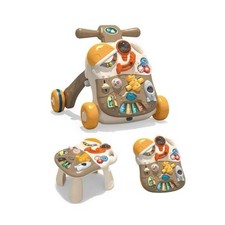 Toddler Baby Walker 3 in 1 Sit-to-Stand Musical Learning Push Walker ActivityToy
