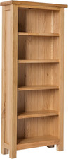 London Oak Slim Bookcase Tall