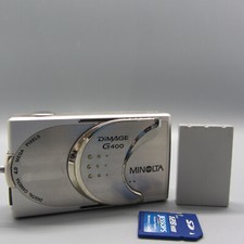 Minolta Digital Camera Dimage G400 4.0MP Silver Tested