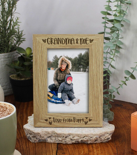 Grandma photo frame - grandma,