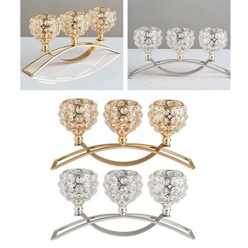 Crystal candle holder - crystal,
