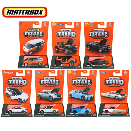 Matchbox moving parts - moving, series