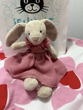 Jellycat Lottie Bunny Party dress pink outfit rare and Retired soft toy plush