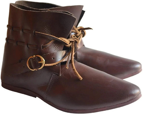 Medieval leather shoes - medieval,