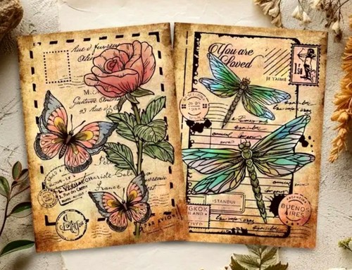 Clear stamps dragonflies - clear,