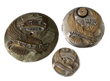 HARLEY DAVIDSON EMBLEM MOTORBIKE PARTS BUNDLE Vintage 90s Harley Fuel Tank Cover