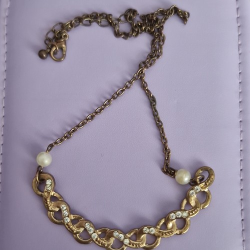 Gold tone infinity pendant - gold,
