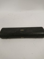Antique Wooden Flute with Case and Cleaning Rod - Vintage Musical Instrument 