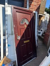 Upvc door 100 x 203 cm h low profile