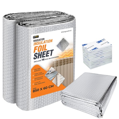 Radiator insulation foil sheet - insulation,
