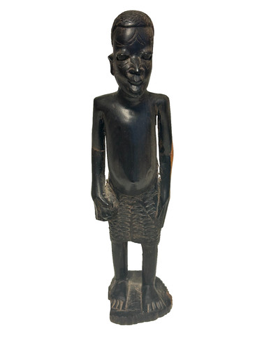 Hand carved wooden treen - carved, wooden/treen