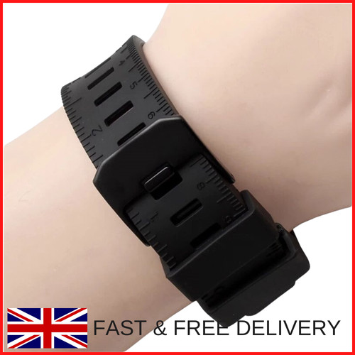 Black rubber watch strap - watch, band