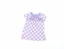 Gagou Tagou Baby Purple Cotton Blend T-Shirt Size 24 Months