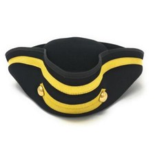 Wool Felt Tricorn Military Hat