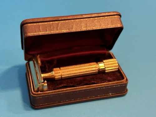 1940 gillette gold plated - gold,
