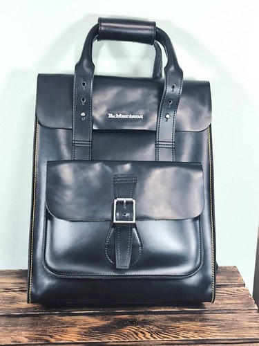 Martens black kiev leather - black,