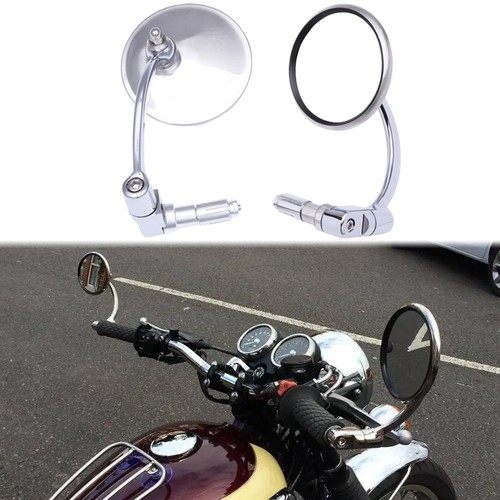 Motorcycle chrome bar end - motorcycle,