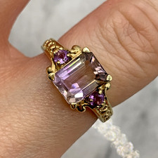 9 ct Gold Ametrine Amethyst
