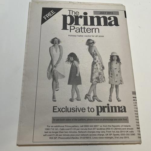 Prima sewing pattern - sewing,