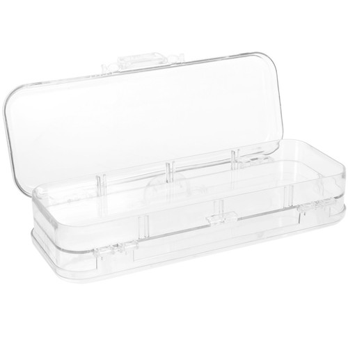 Clear pencil box large - clear,