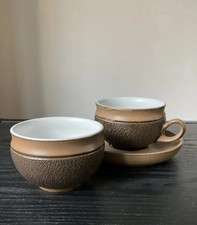 Denby Trio, Cotswold Design. Coffee Cup, Saucer & Sugar Bowl.