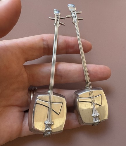 Pair antique japanese - pair, silver
