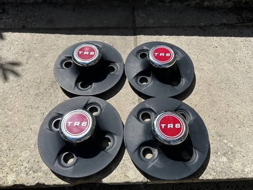 Triumph tr6 wheel centre caps - tr6,