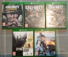 Five XBOX Games 3 Call of Duty, 1 Battlefield  4, 1 Dying Light.................