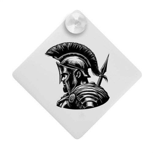 Spartan warrior car window - warrior',