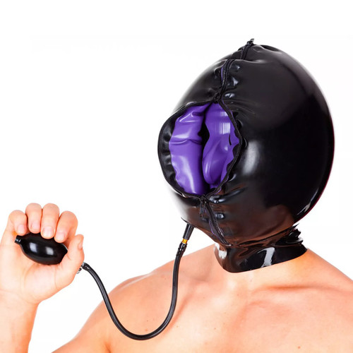 Latex rubber hood - rubber, bilayer