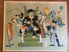 Old King Cole Janet & Anne Grahame Johnstone SUPER RARE vintage large print