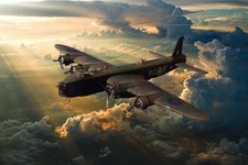 Short stirling bomber - short, bomber,canvas