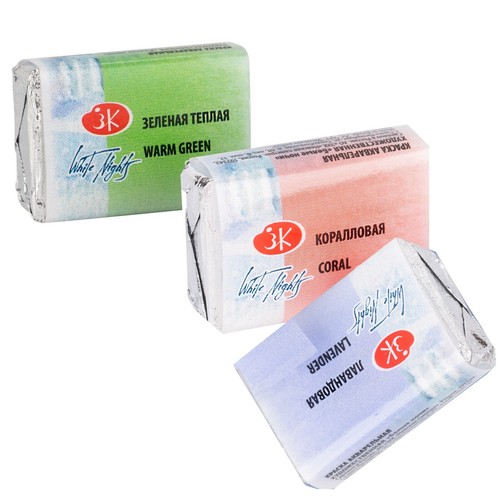 Pastel watercolours white - watercolours,