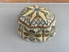 Vintage Fair Isle Wool Beanie