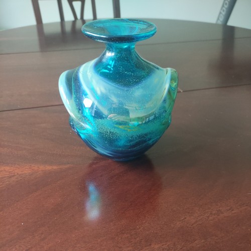 Mdina glass pulled ear - pulled, vase