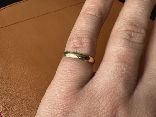 18k wedding band - 18k, 18ct