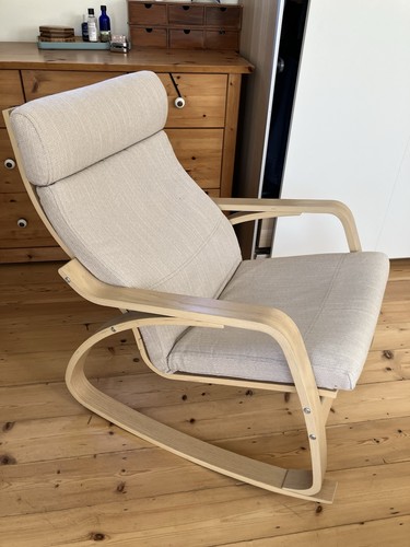 Ikea poang chair - chair, barely