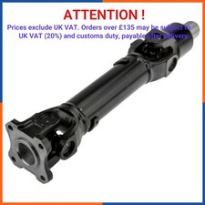 Propshaft, Driveshaft front