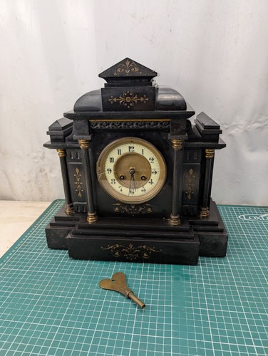Antique mantel clock - clock, samuel
