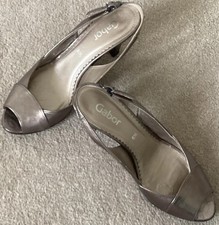 Gabor Gold Metallic Leather