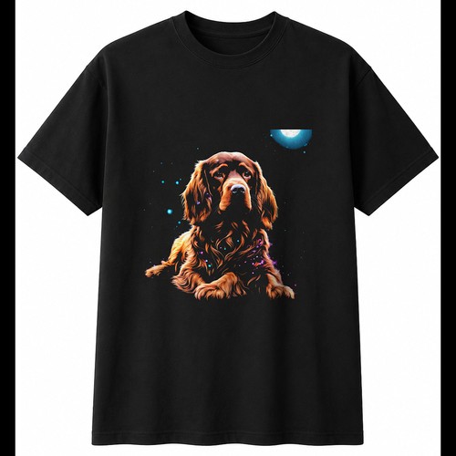 Sussex spaniel double exposure - sussex,