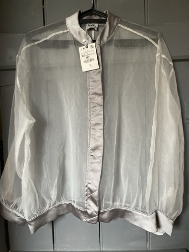 Zara sheer silver jacket - sheer, uk